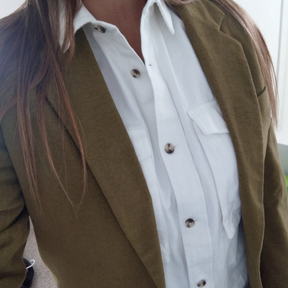 🆕🌿TOPMAN JEAN BUTTON DOWN🌿 - Picture 3 of 10